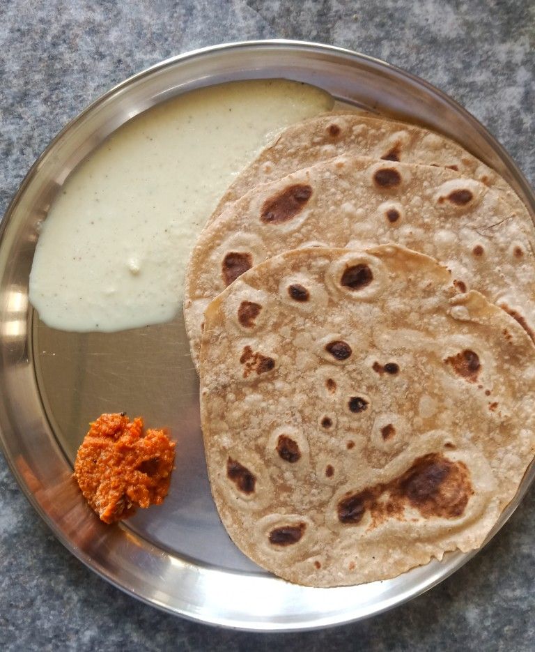 Chapati with Coconut Chutney