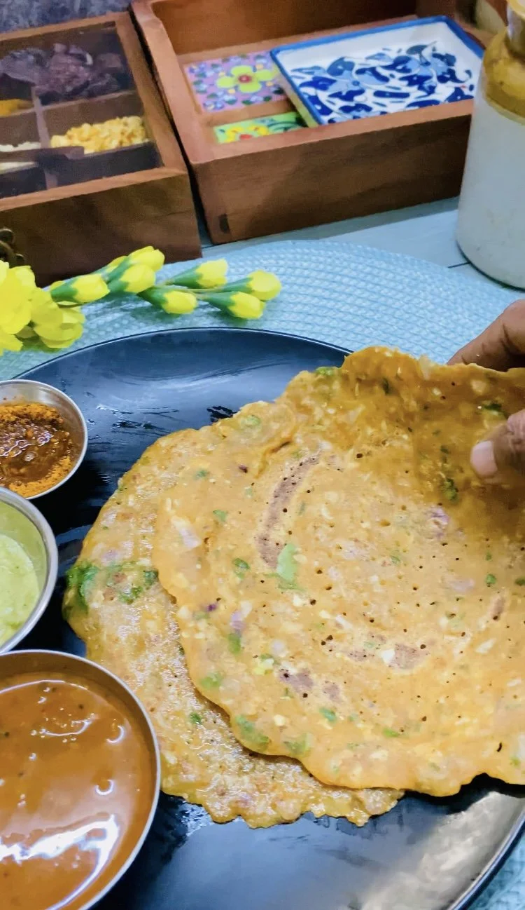 Adai Dosai with Kolambu