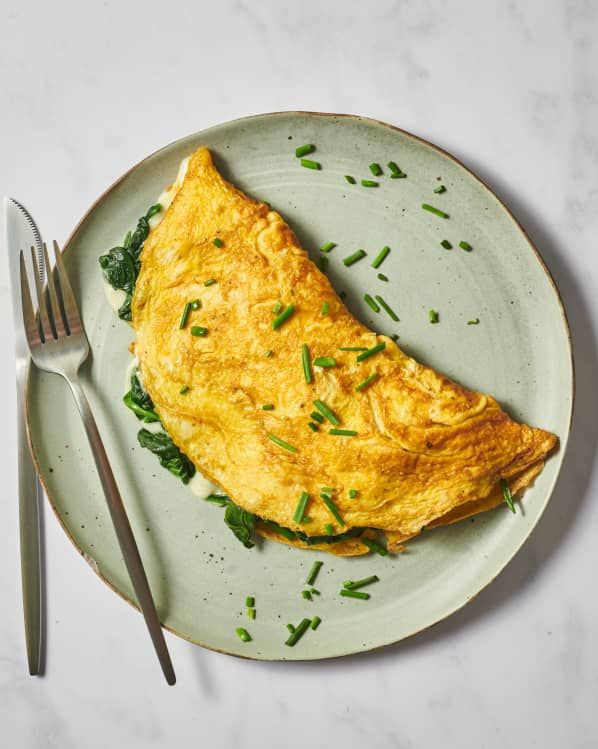 Double Egg Onion Omelette