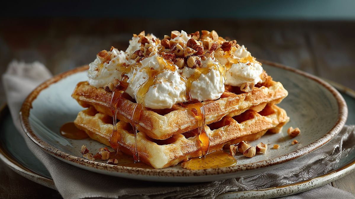 Vanilla Hazelnut Waffle