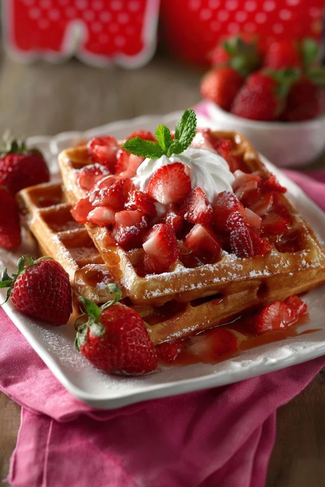 Strawberry Farmhouse Waffle