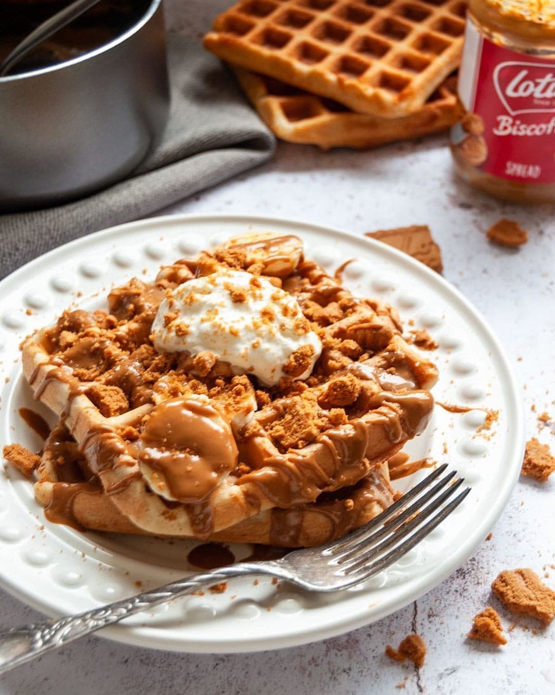 Biscoff Waffle