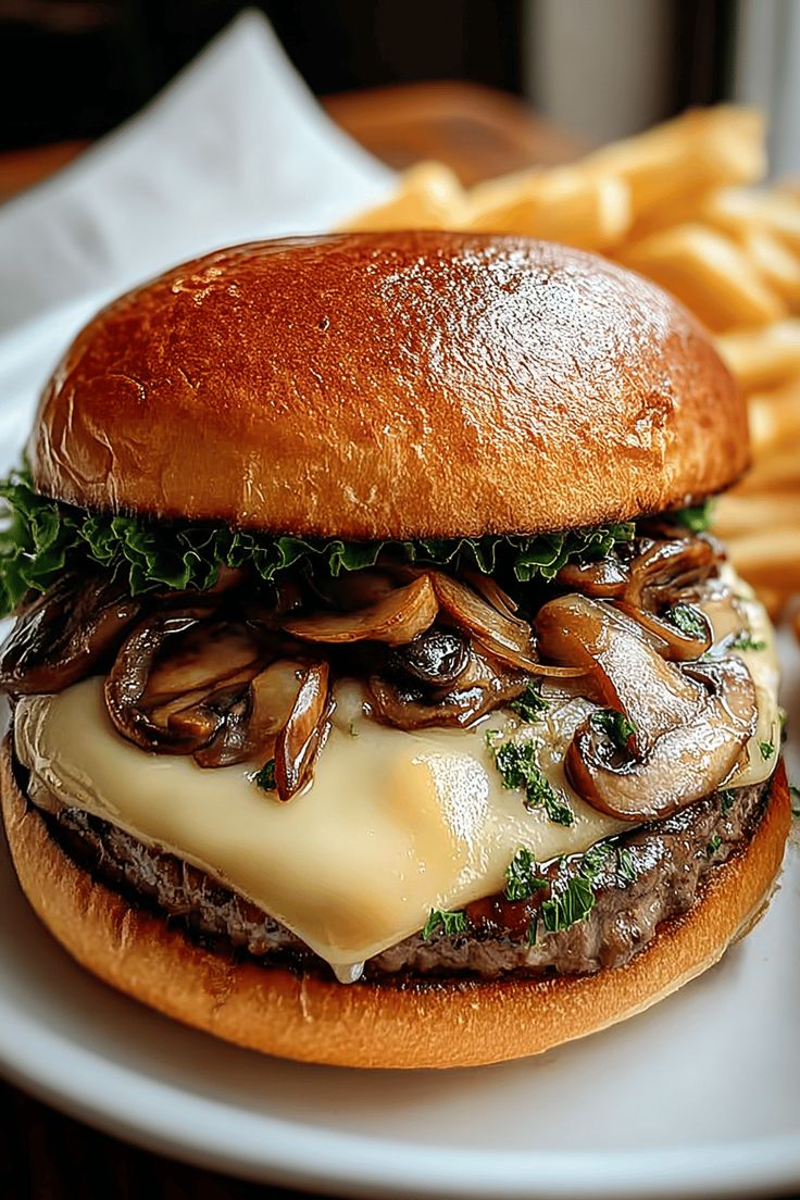 Tasty Mushroom Burger