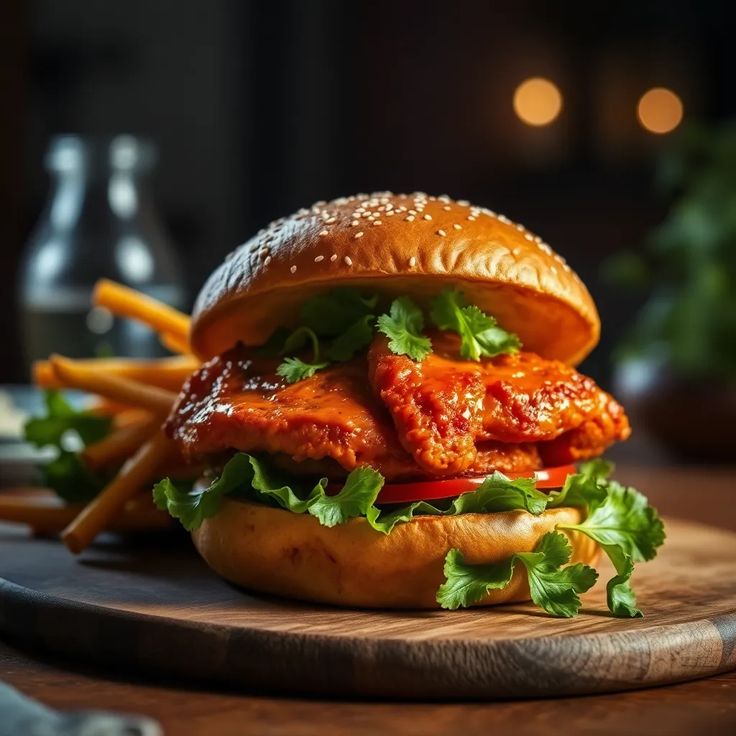 Tandoori Crispy Burger