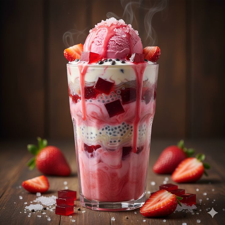 Strawberry Falooda