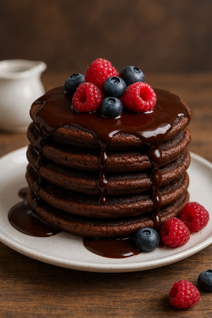 Belgian Dark Chocolate Pancake