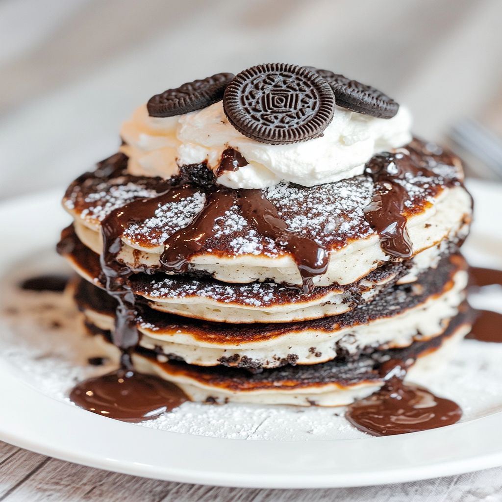 Oreo Chocolate Lava Pancake