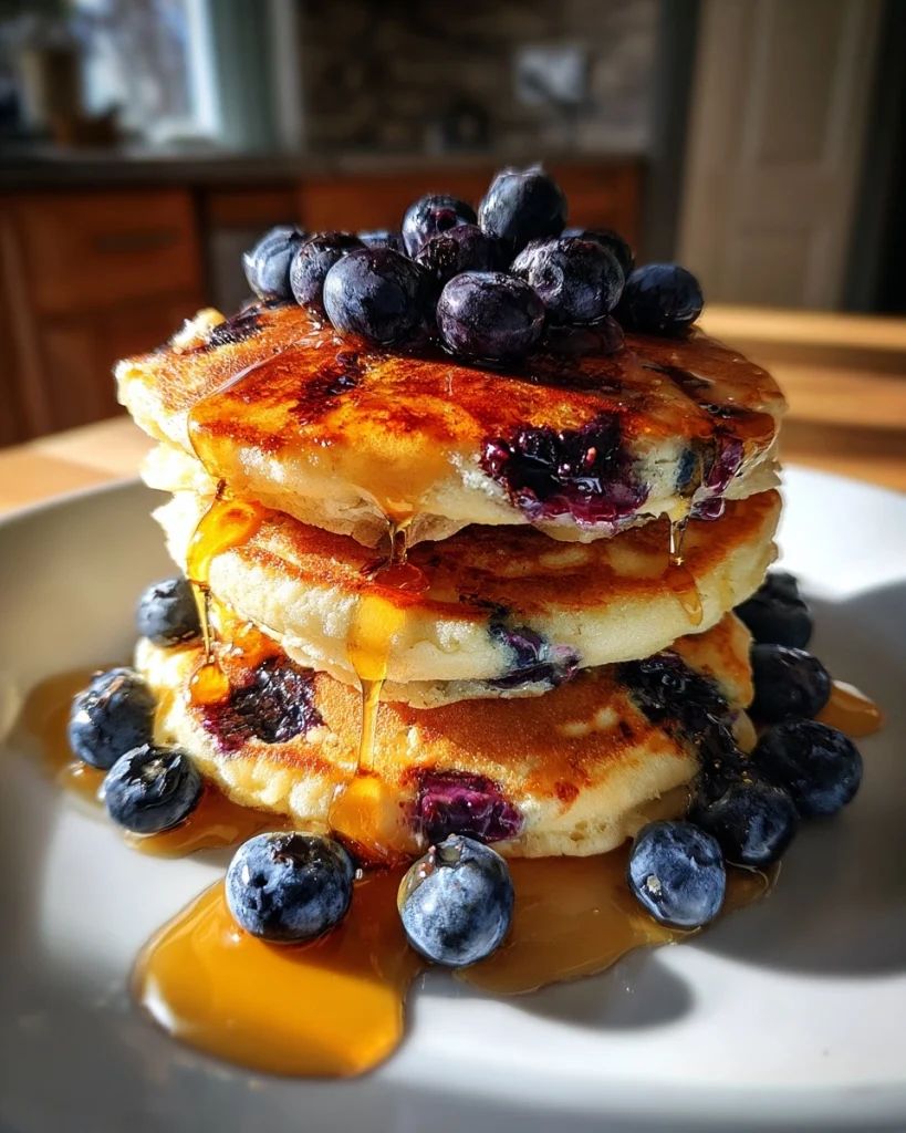 Blueberry Cream Cheese Pancake - 2 Pcs