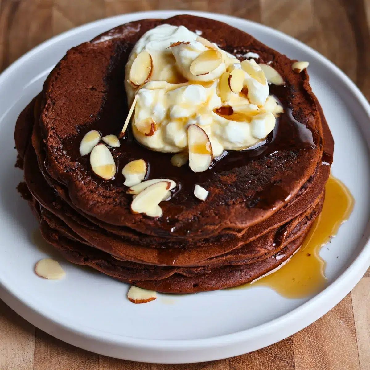 Almond Chocolate Pancake