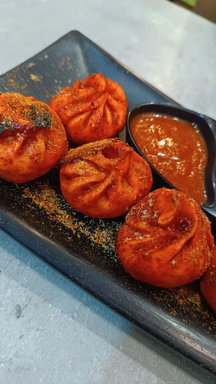 Spicy Chicken Momo - 6 Pcs