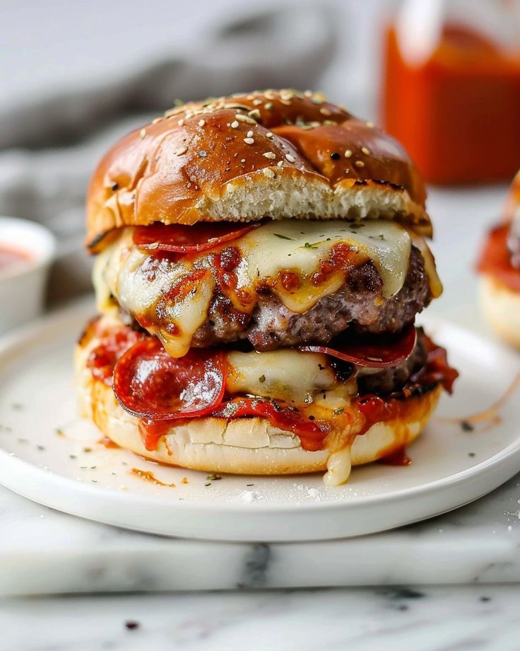 Cheese Pizza BURGER - 1 Pcs