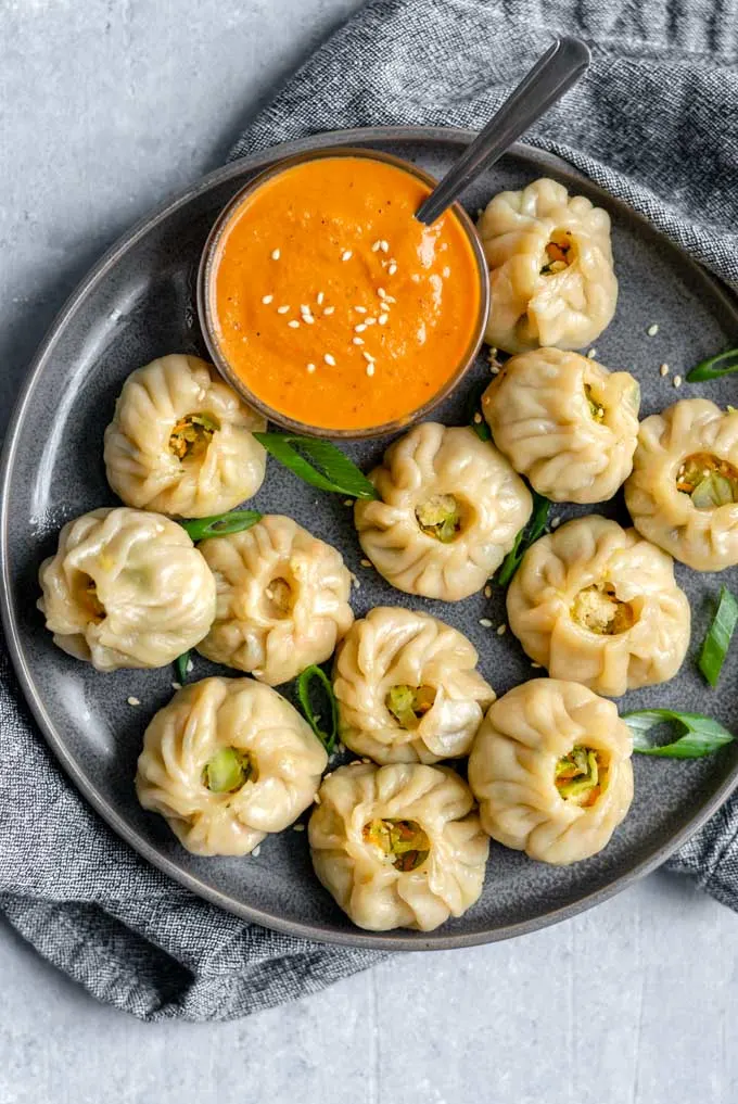 Chicken Noodle Momo - 6 Pcs (FRIED)