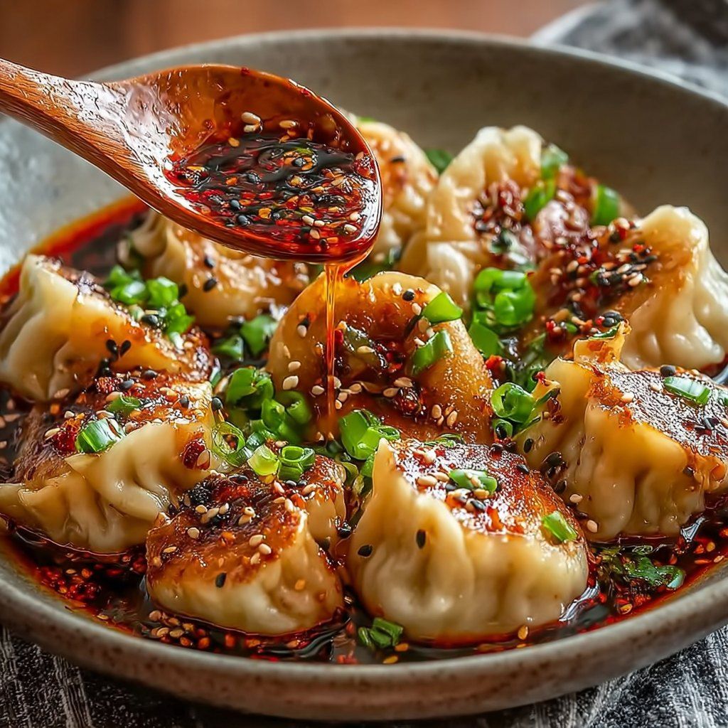 Spicy Chicken Momo - 6 Pcs (FRIED)
