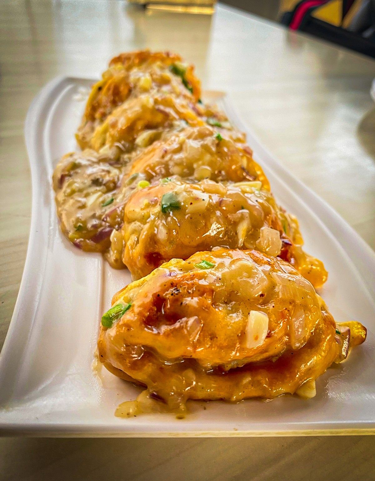 Chicken Butter Masala Momo - 6 Pcs (FRIED)