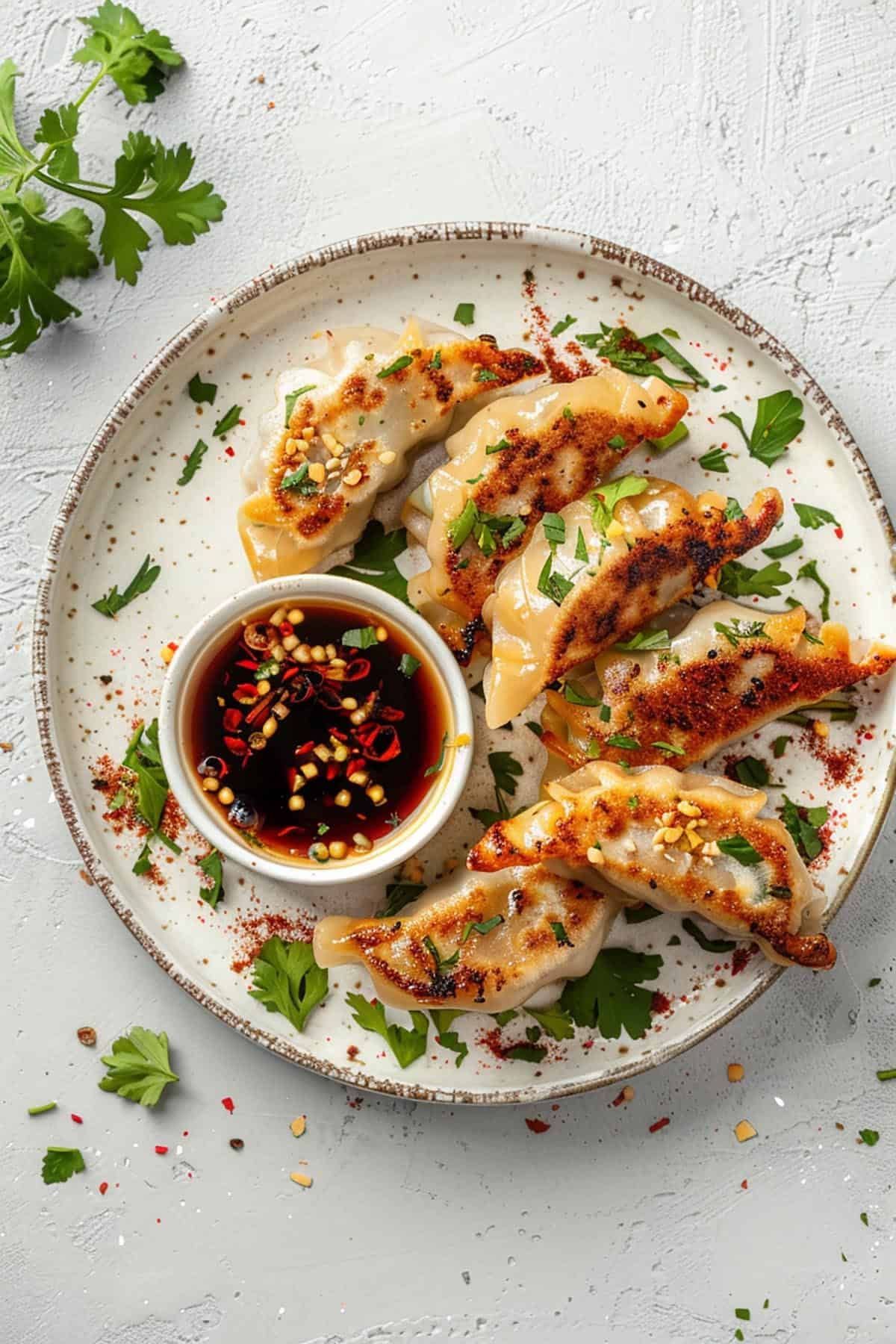 Chicken Peri Peri Momo - 6 Pcs (PAN FRIED)