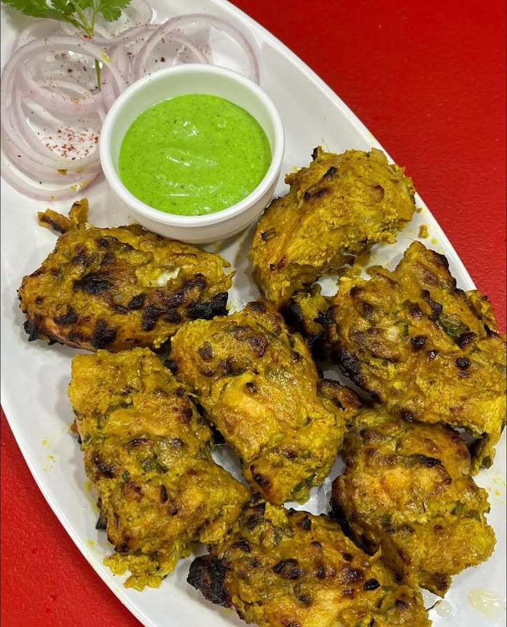 Chicken Hariyali - 6 Pcs (PAN FRIED)