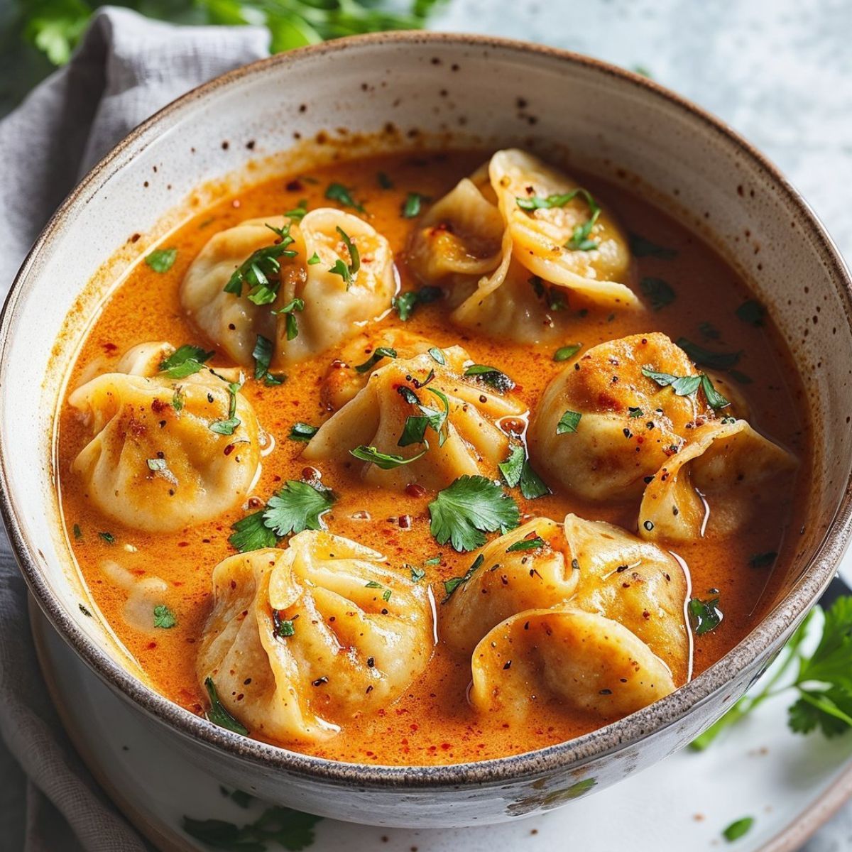 Jain Veg Momo - 6 Pcs (PAN FRIED)