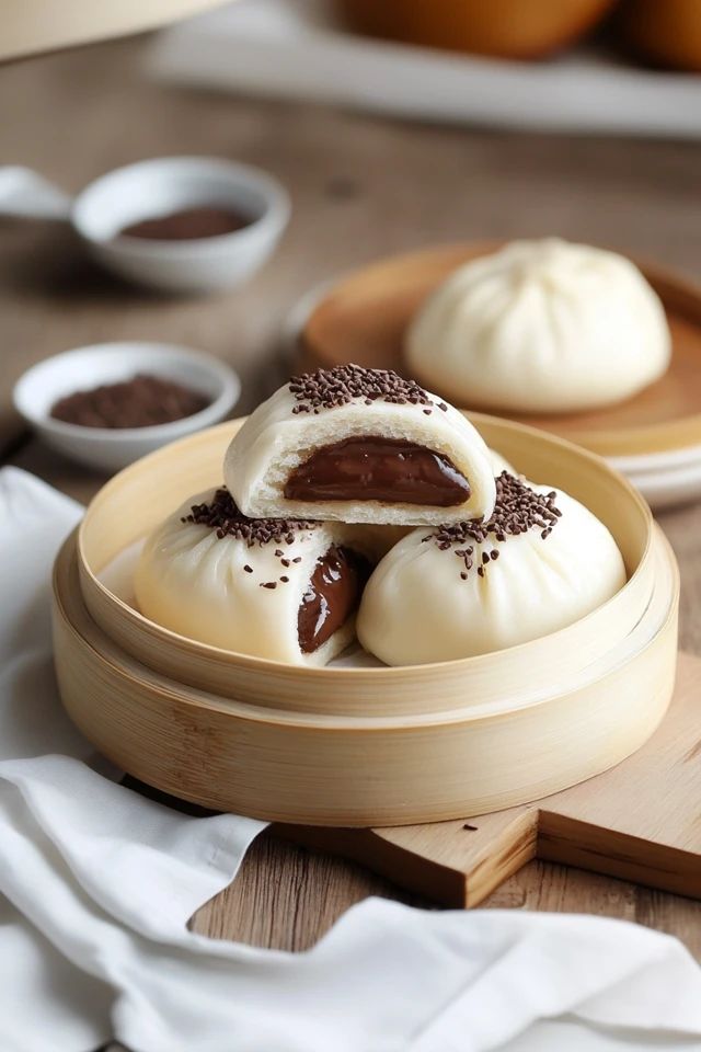 Chocolate Bao Bun - 1 Pcs