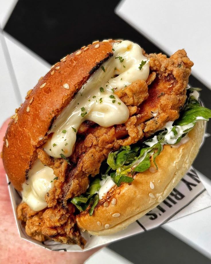 Chicken Roll Burger