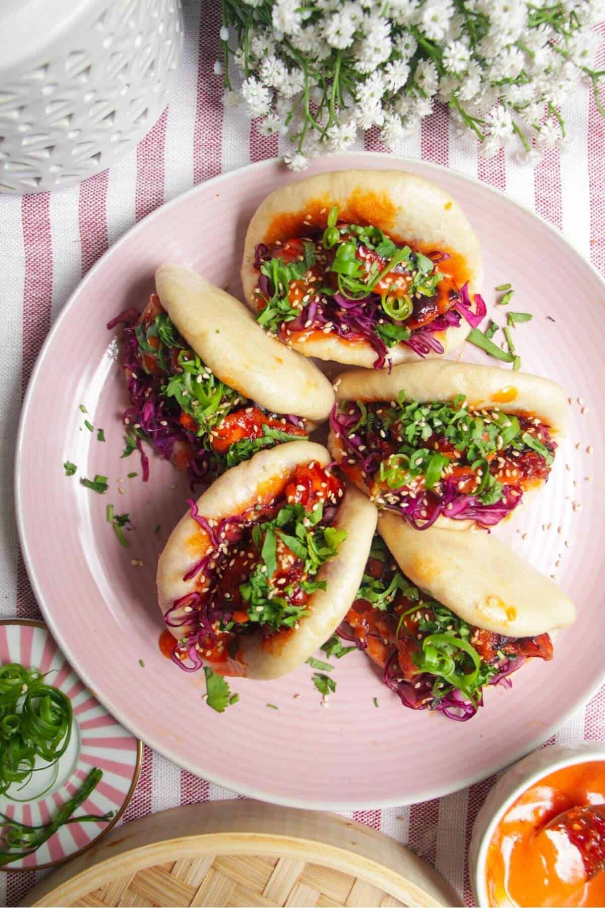 Peri Peri Veg Bao Bun - 2 Pcs