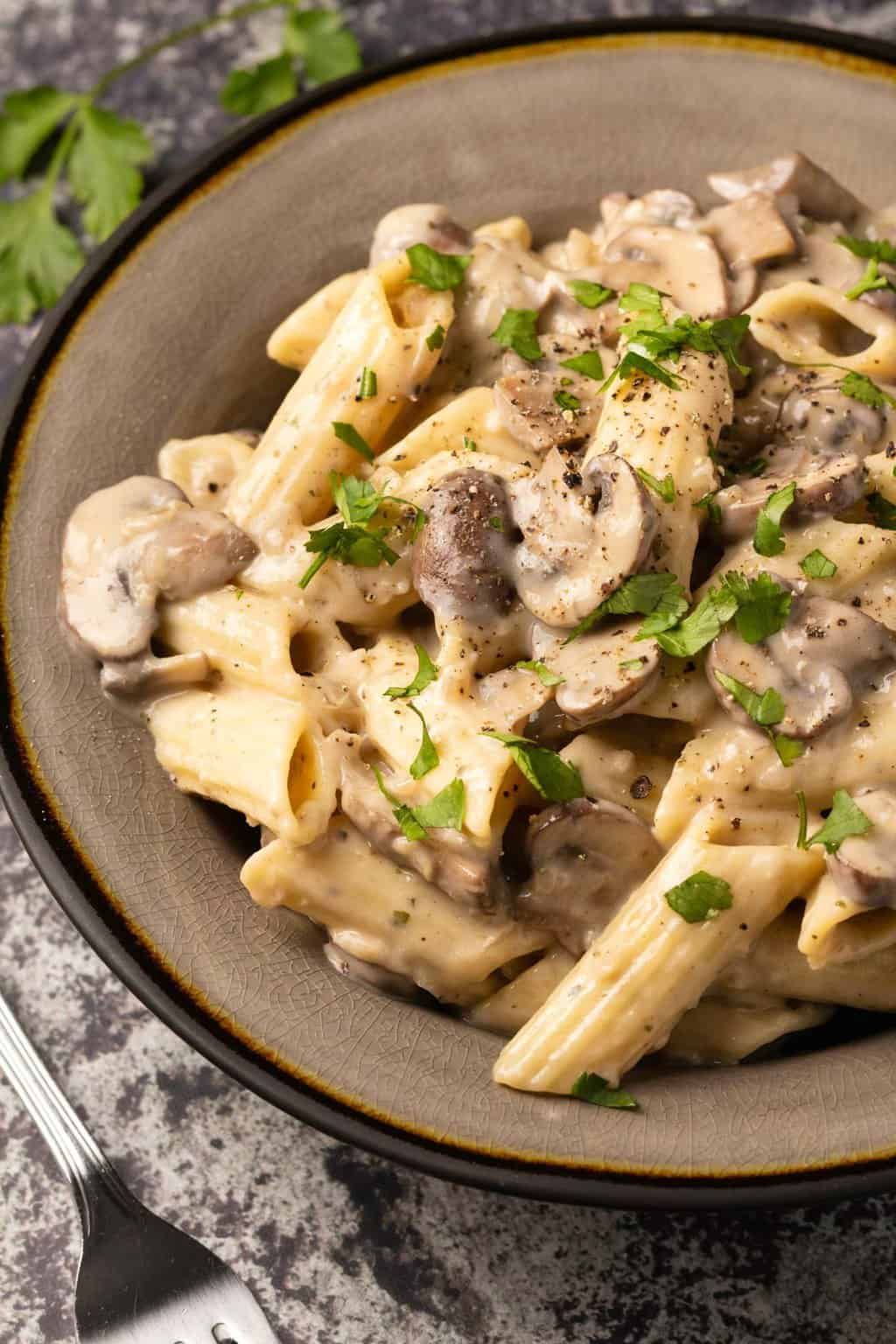 Creamy Mushroom Pasta 