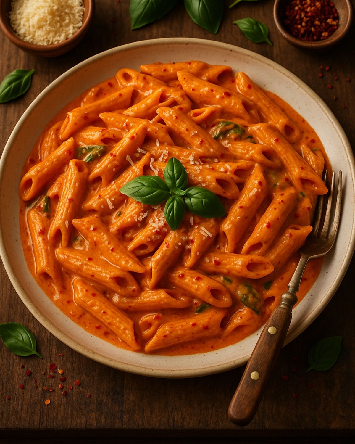 Cheesy Tomato Pasta 