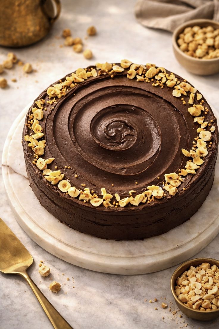 Hazelnut Choco - 1Kg Cake (With Egg)