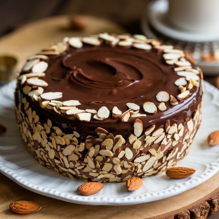 Choco Almond - 1Kg Cake (With Egg)