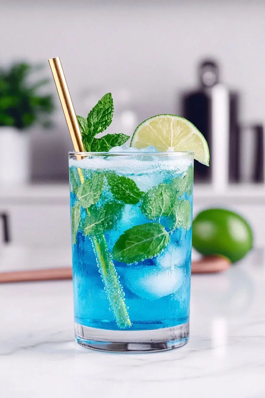 Blue Lagoon Mojito