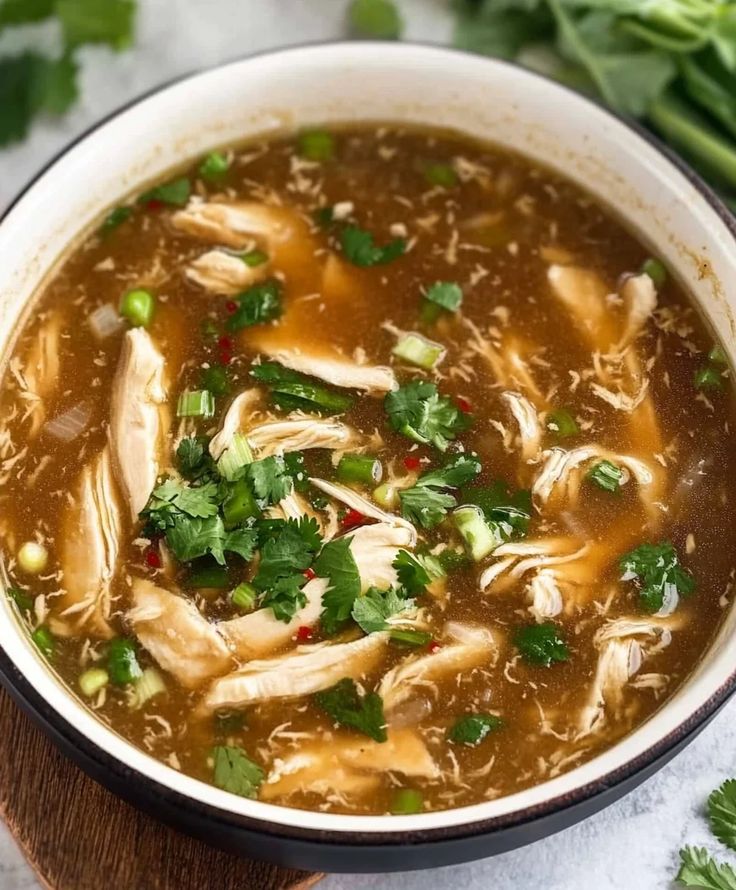 Hot & Sour Chicken Soup