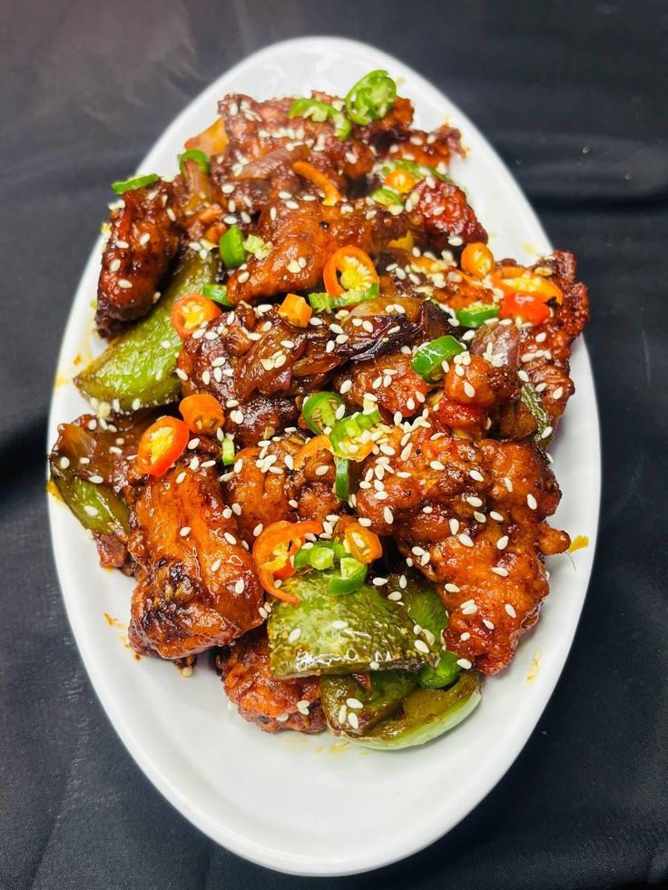 Chilly Garlic Chicken Dry