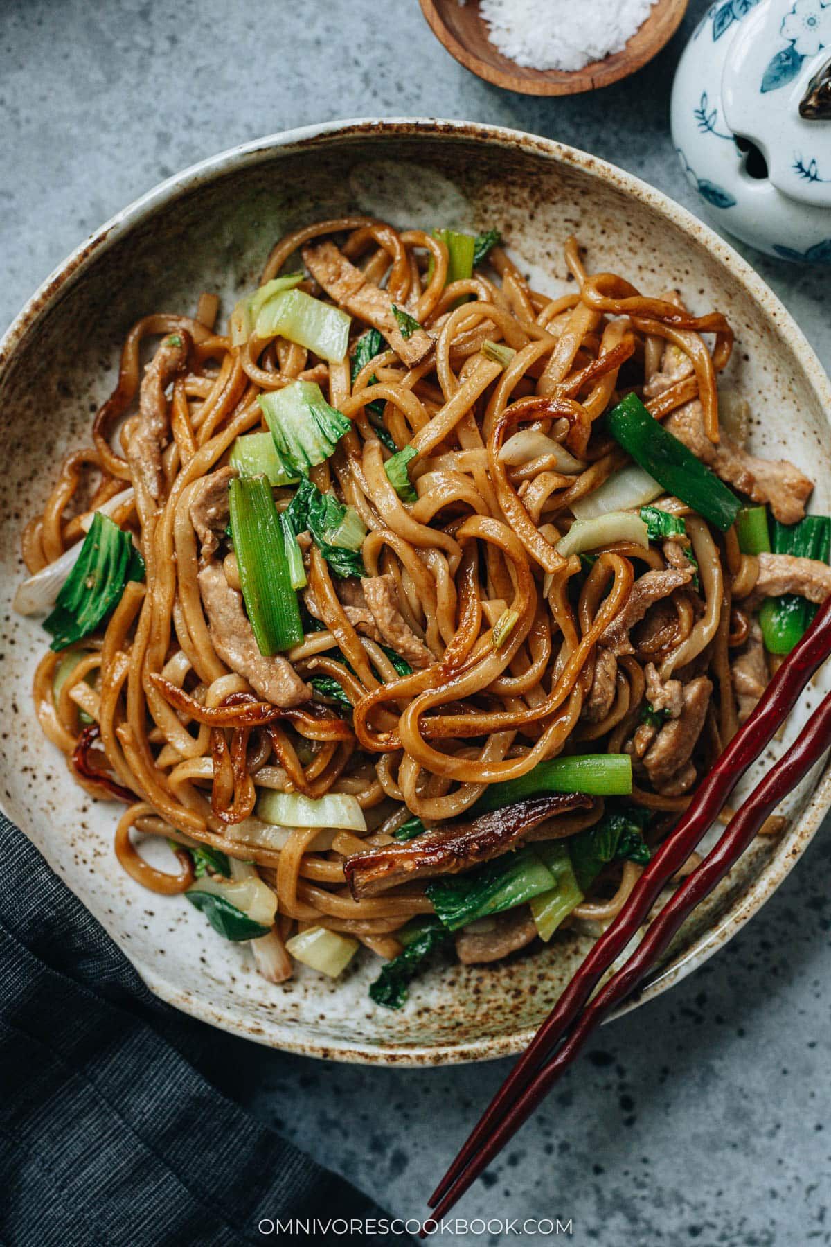 Veg. Shanghai Fried Noodles