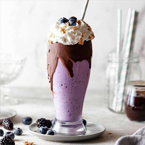 Black Current Milkshake