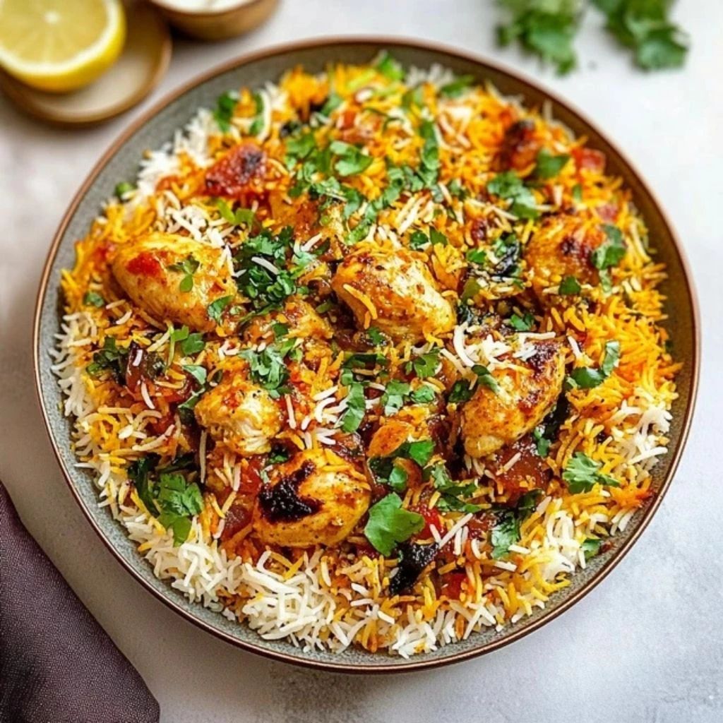 Saffron Dumka Chicken Biryani (Full)