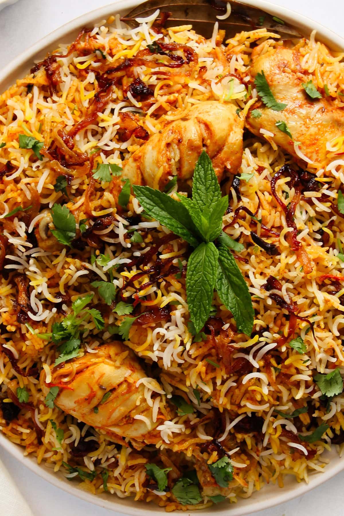 Saffron Dumka Chicken Biryani (Single)