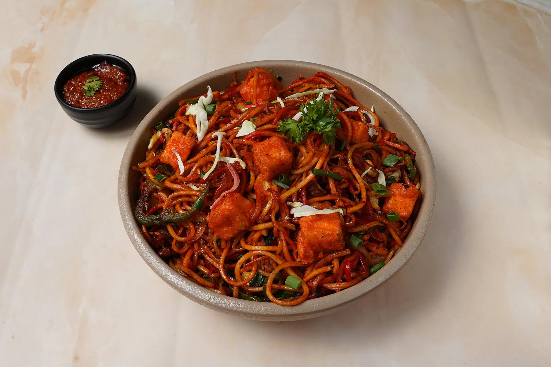 Schezwan Panner Noodles