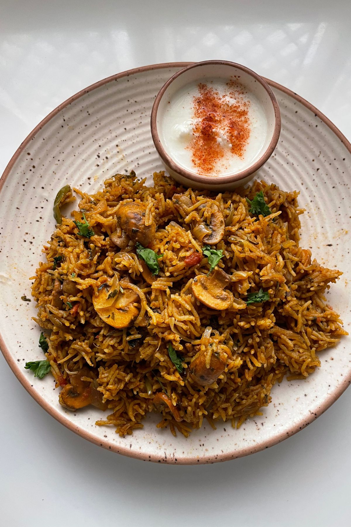 Mushroom Biriyani