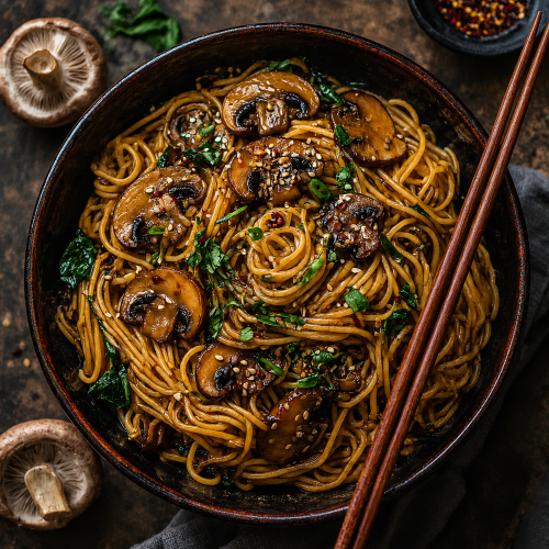 Mushroom Noddles