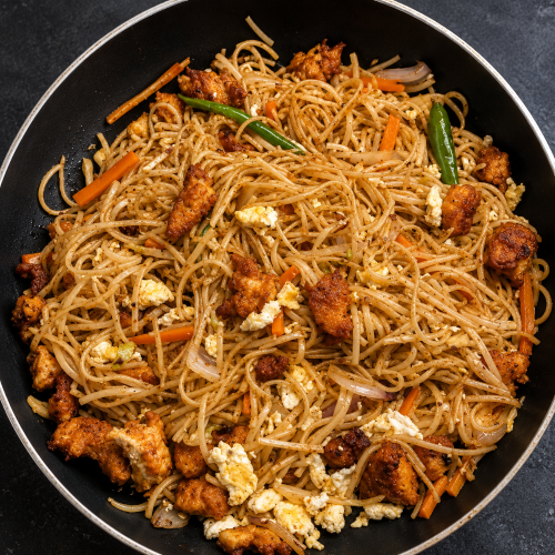 Crispy Fry Chicken Noodles