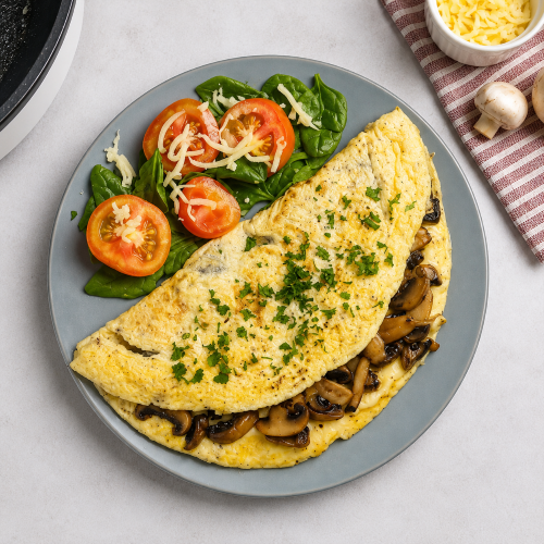 Creamy Mushroom Omelette