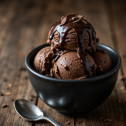 Dark Chocolate Ice Cream cake