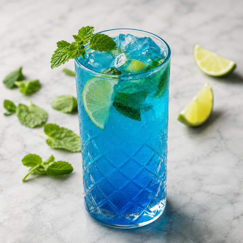 Blue Curacao Mojitos 