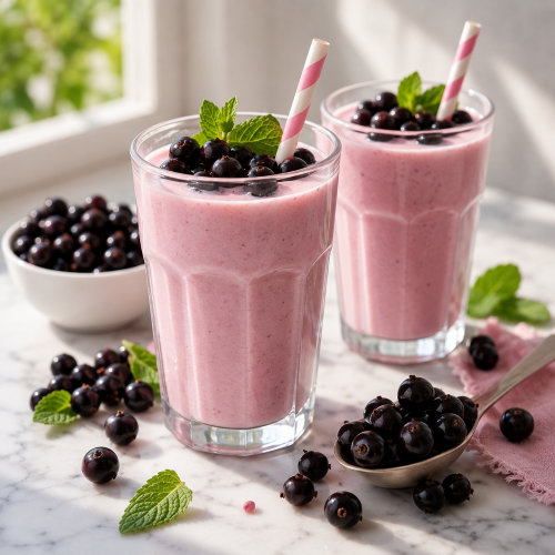 Black Currant Milkshake 