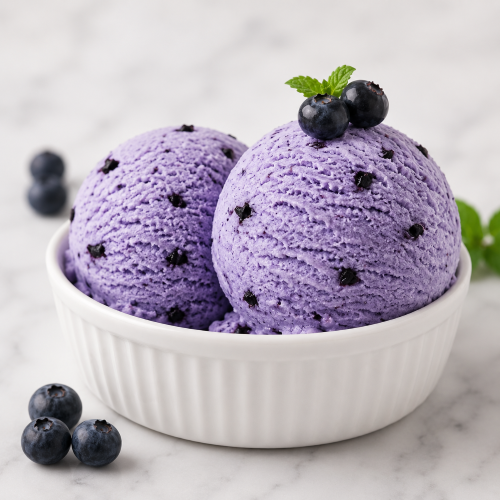 Black Currant Ice Cream 