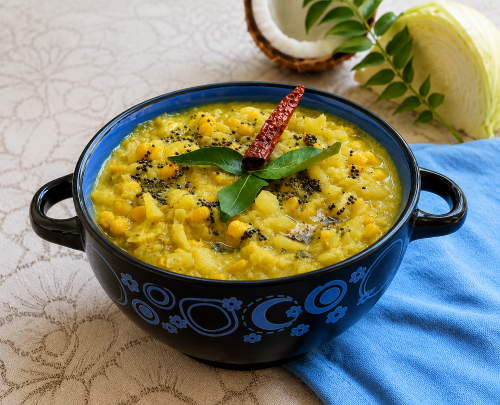 Cabbage Carrot Kootu