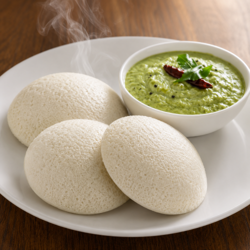 Idly ,5pcs -250ml Puthina Chutney