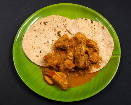 Chapathi , 3pcs - 250ml Chicken Gravy