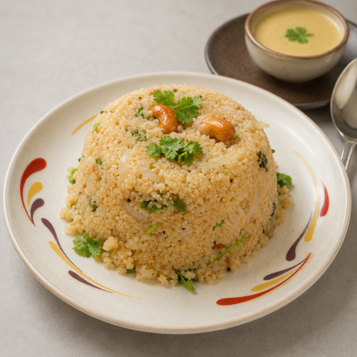 Wheat Samba Kichadi ,500ml -250ml Sambar -100ml Chutney