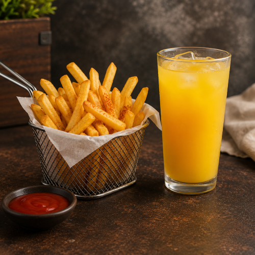 Fries and Juice 