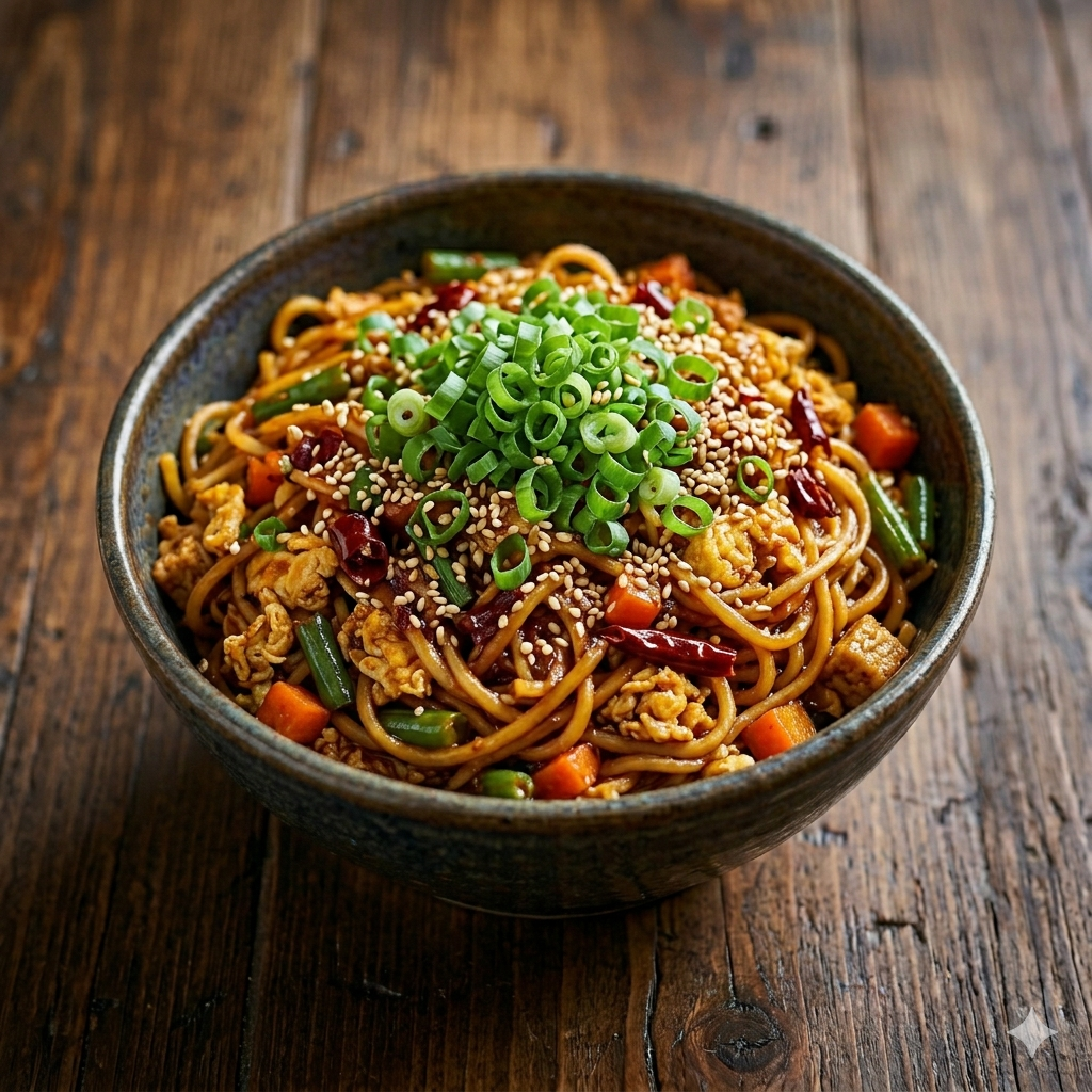 Schezwan Egg Noodles